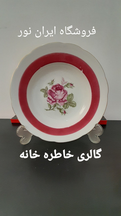 بشقاب دیوارکوب قدیمی ارکیده