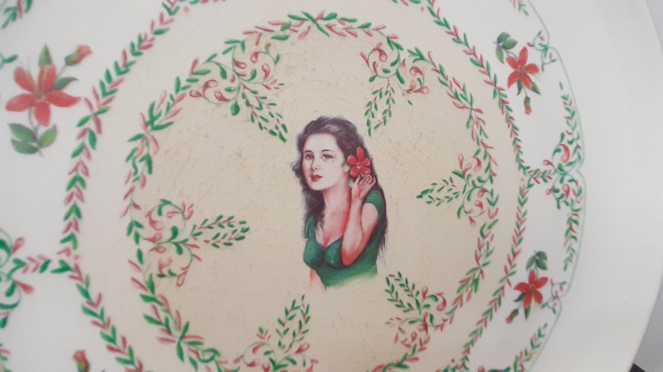 دیس گرد ملامین کلکسیونی نایاب