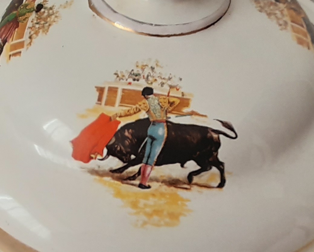 ظرف شکلات خوری سرامیکی خاص قدیمی