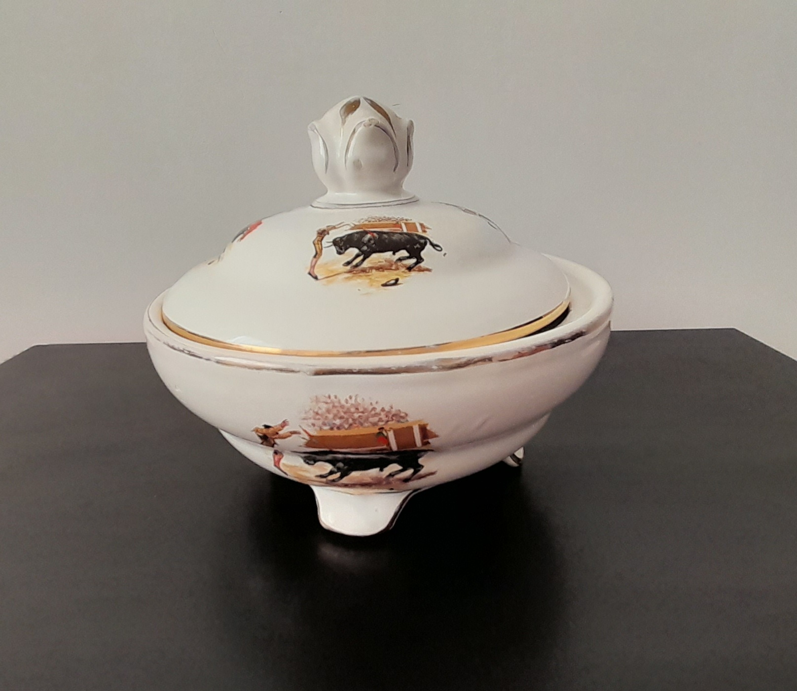 ظرف شکلات خوری سرامیکی خاص قدیمی