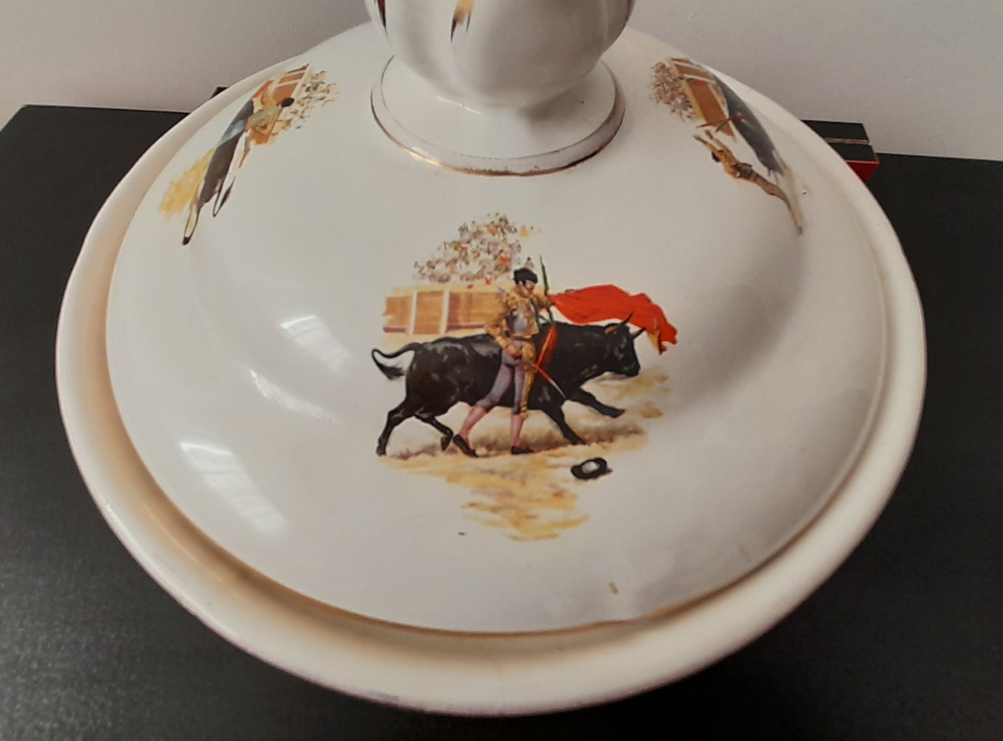 ظرف شکلات خوری سرامیکی خاص قدیمی