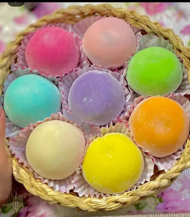 موچی رنگی تازه و خوشمزه