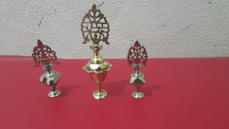 سه عدد سرمه دان قدیمی